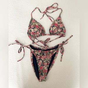 & Other Stories String Bikini size 2 top size 4 bottom